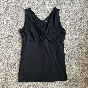 Motherhood Maternity soft, dressy black nursing tank size Medium